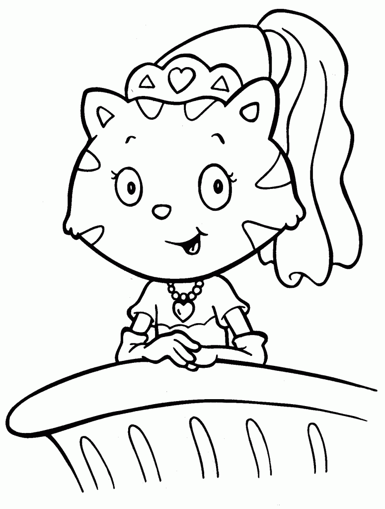 Kitten Coloring Page Printables