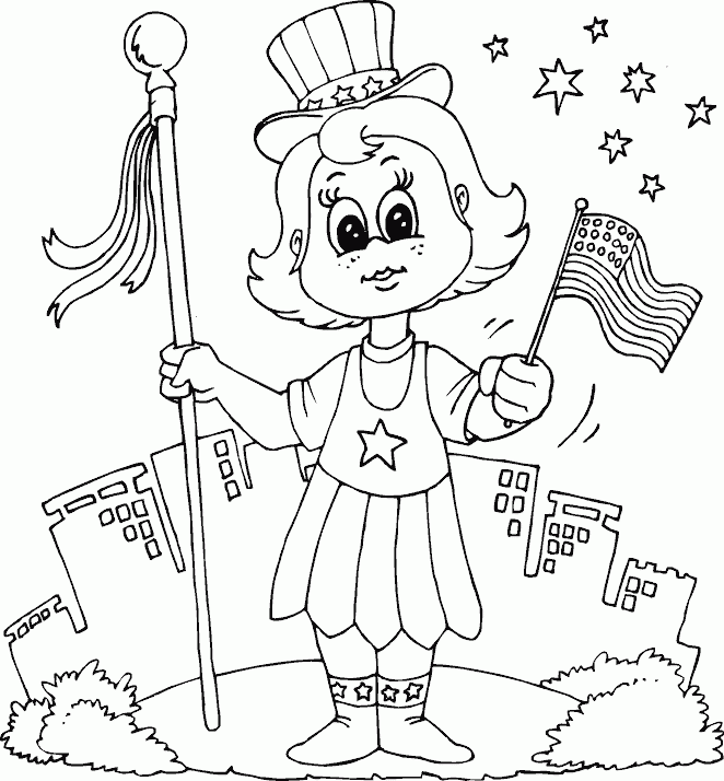 Memorial Day Coloring Page Free Printables