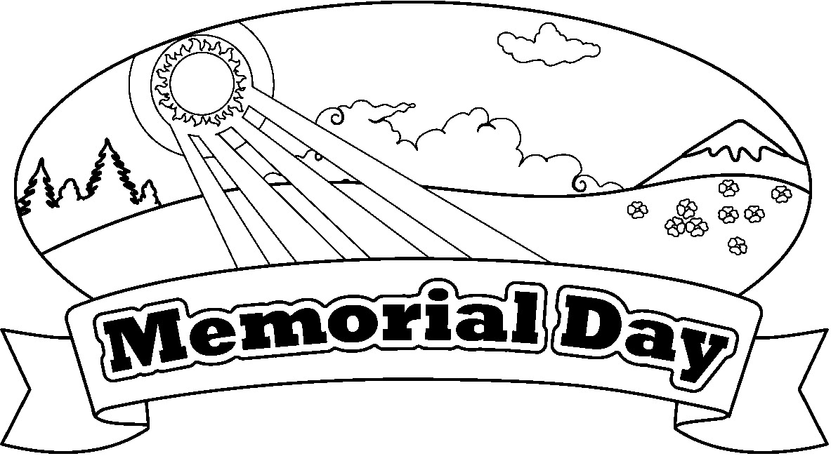 Memorial Day Coloring Page