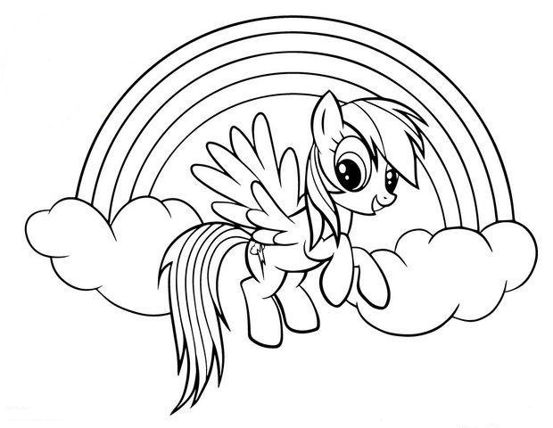 8800 Coloring Pages Rainbow Dash  Latest