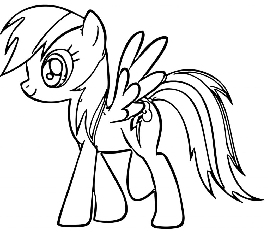 Rainbow Dash Coloring Pages - Best Coloring Pages For Kids