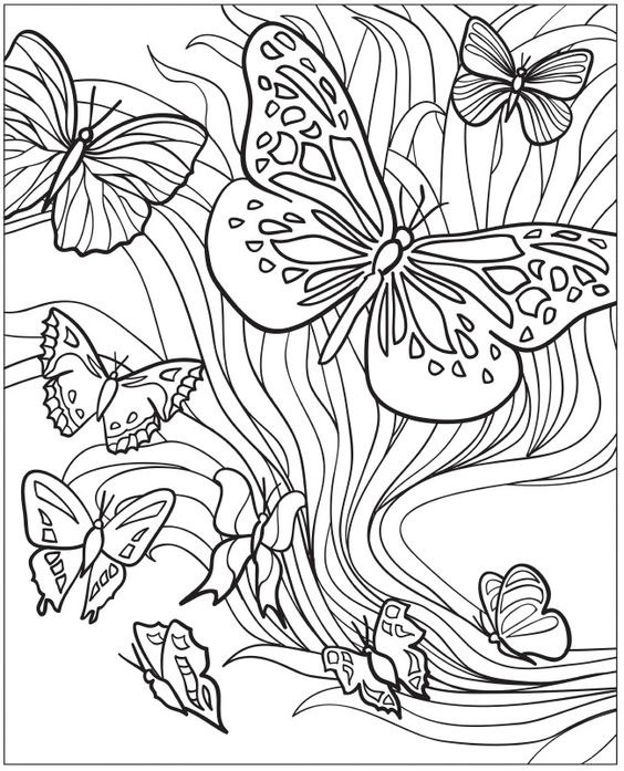 Teen Coloring Book: Cute Coloring Book for Teen Girls (Large Print