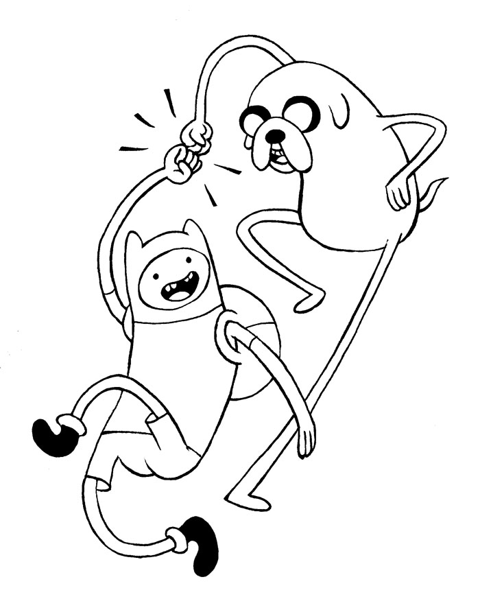 Adventure Time Coloring Pages Printables