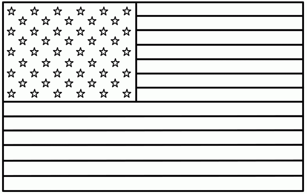 American Flag Coloring Pages Printable 1024x648