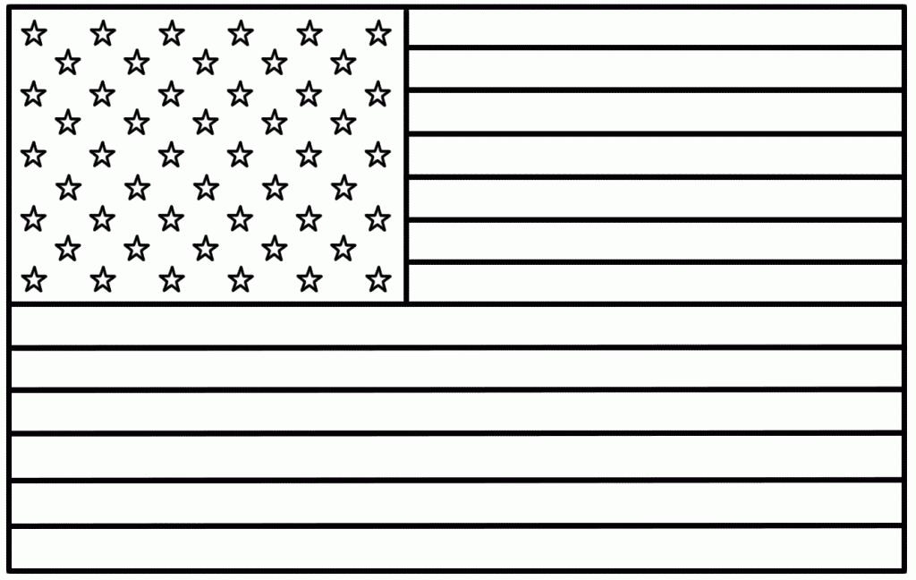 American Flag Coloring Pages Printable