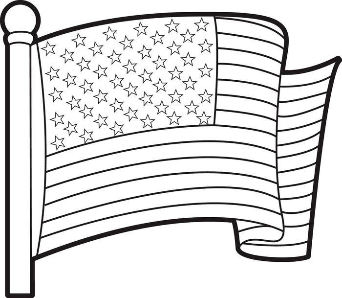 american flag coloring pages