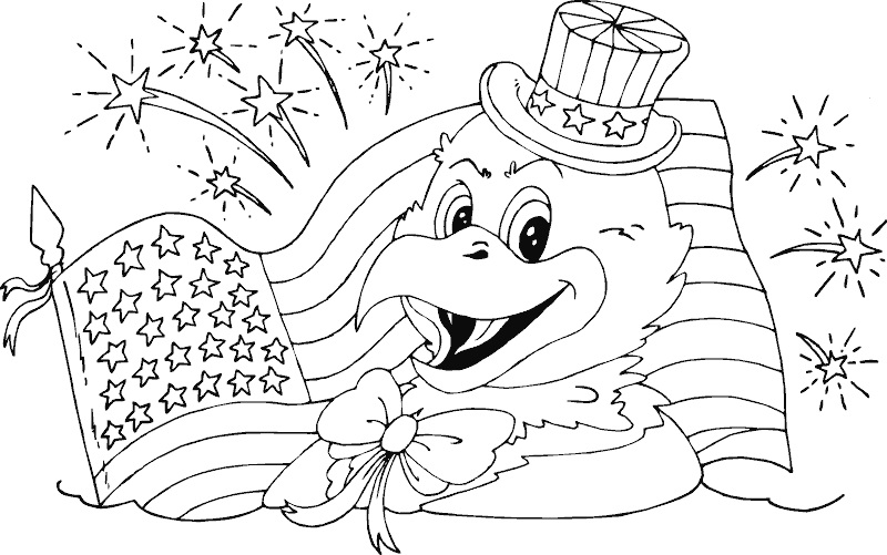 Download American Flag Coloring Pages