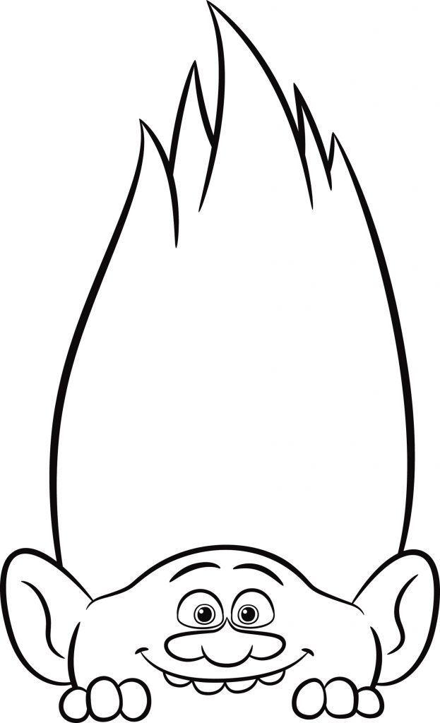 Download Trolls Movie Coloring Pages Free