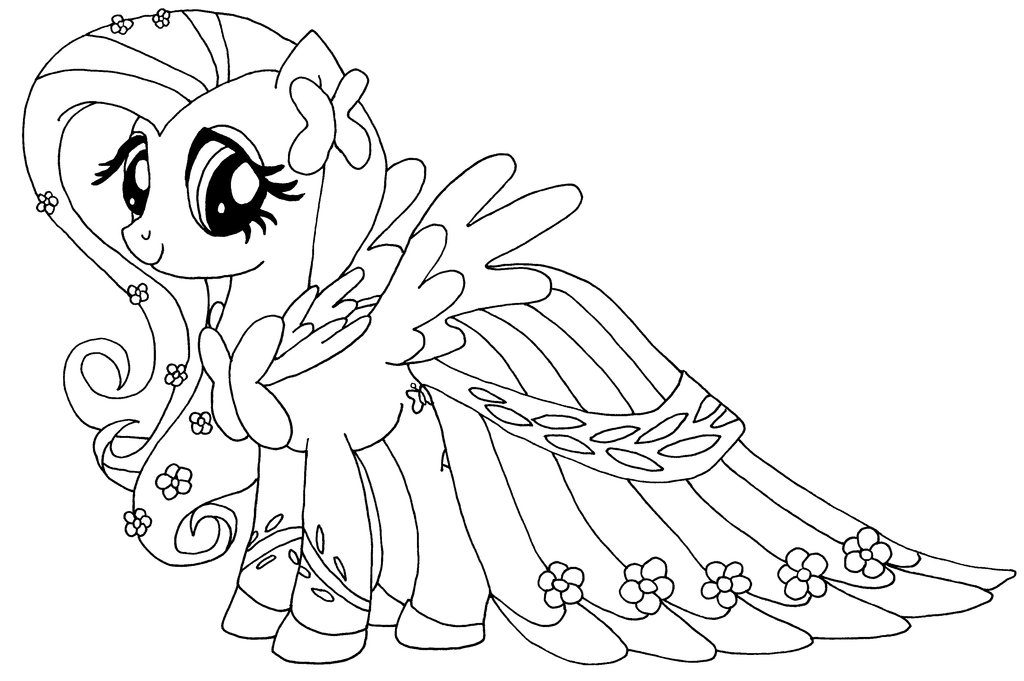 Fluttershy Coloring Pages Best Coloring Pages For Kids