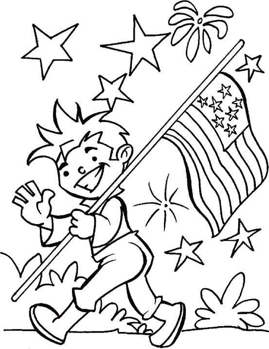 4th july coloring pages