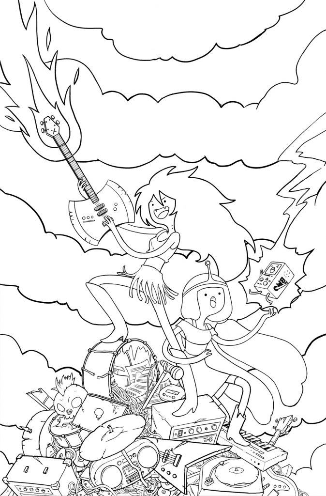 Free Adventure Time Coloring Pages