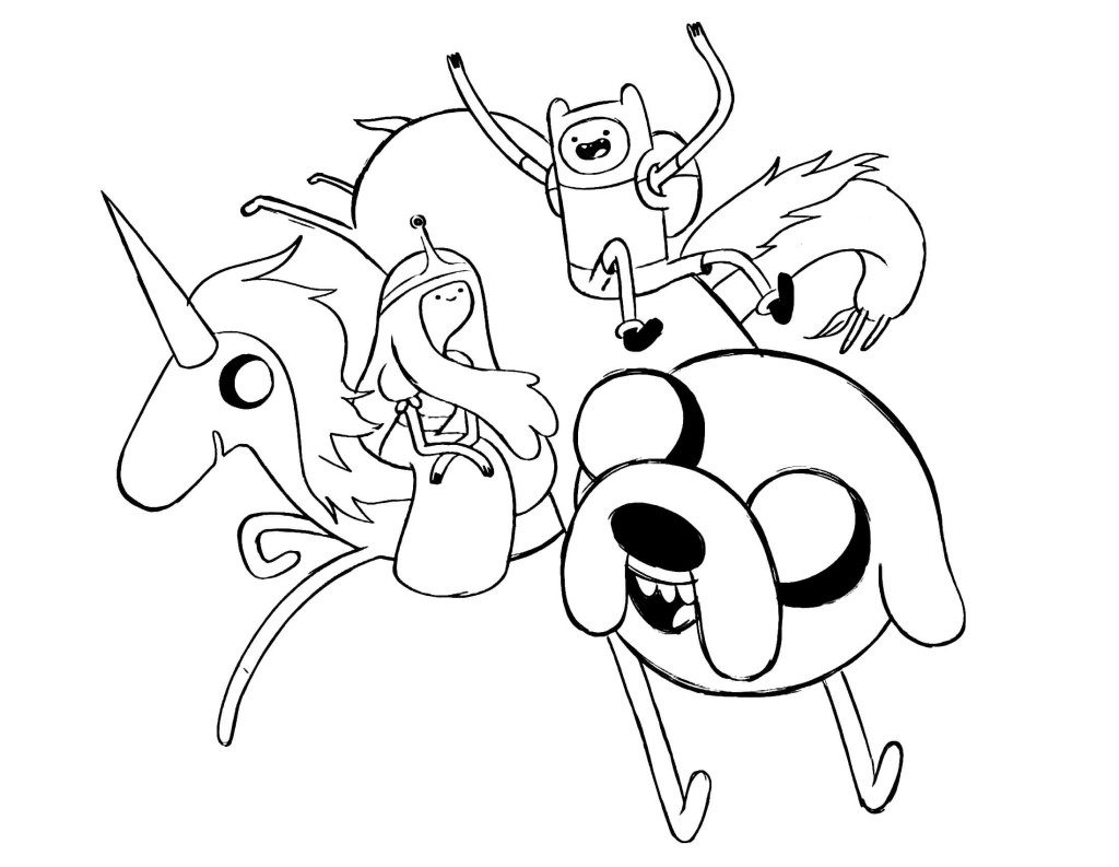 Free Adventure Time Coloring Pages to Print