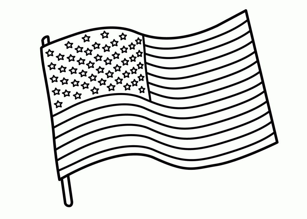 Free American Flag Coloring Pages