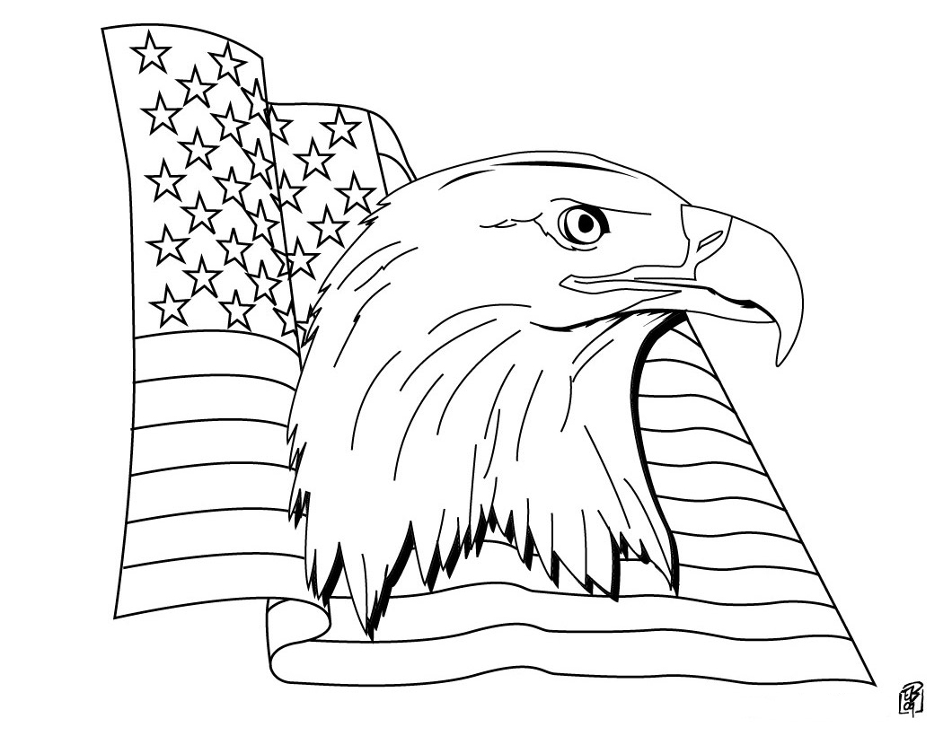 American Flag Coloring Pages   Best Coloring Pages For Kids
