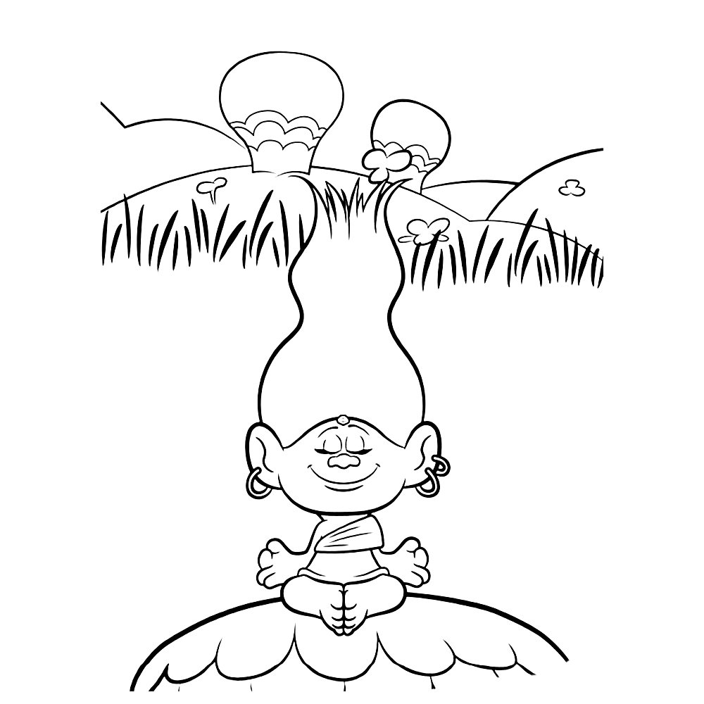 Free Printable Dreamwork Trolls Coloring Pages