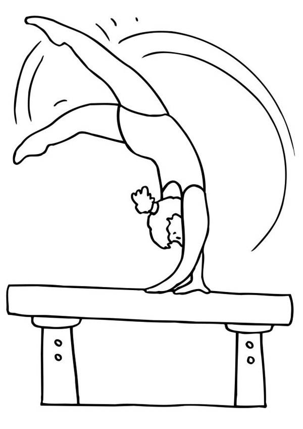 Gymnastics Coloring Pages - Best Coloring Pages For Kids