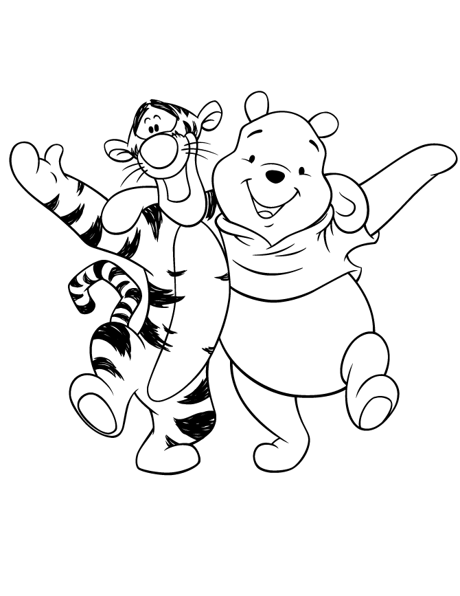 Friends Coloring Page