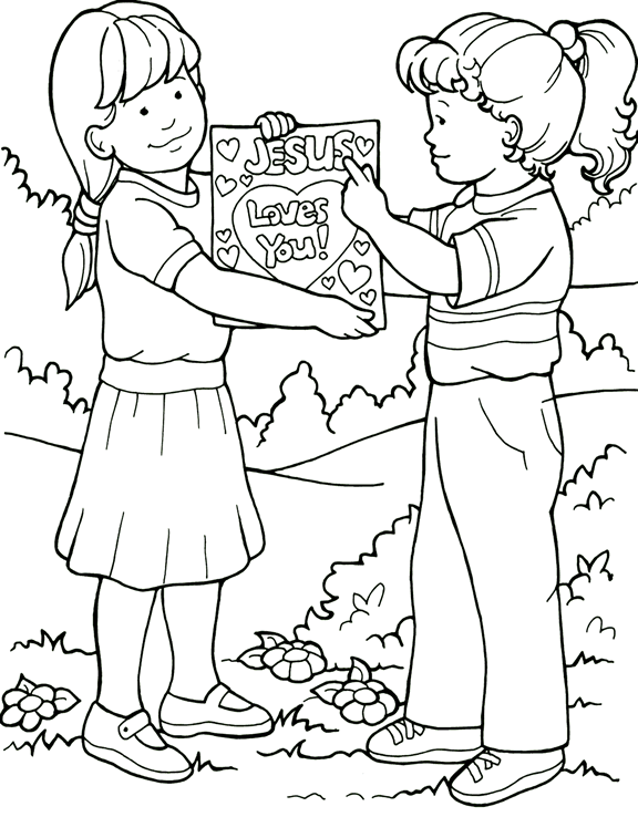 Friendship Coloring Pages - Best Coloring Pages For Kids