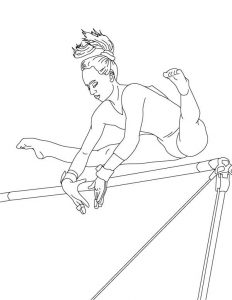 Gymnastics Coloring Pages - Best Coloring Pages For Kids