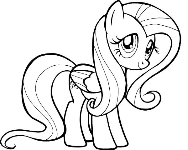 Fluttershy Coloring Pages - Best Coloring Pages For Kids