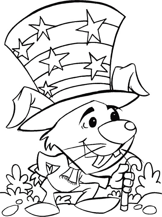 Print Free 4th of July Coloring Pages