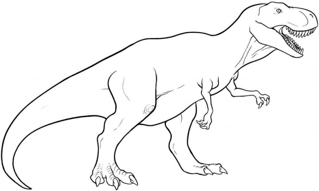 TRex Coloring Pages