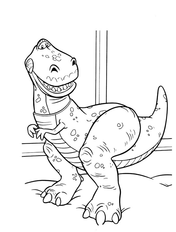 TRex Coloring Pages to Print