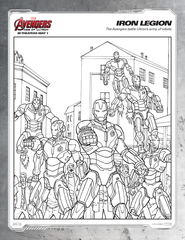 Avengers Coloring Pages For Kids 8