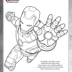 Avengers Coloring Pages - Free Iron Man