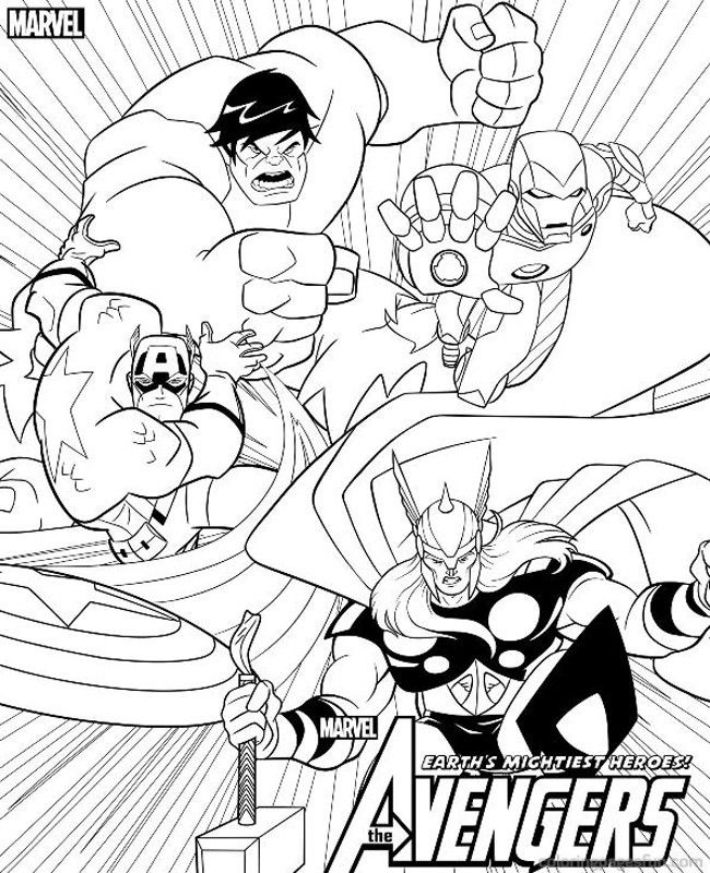 Avengers Coloring Pages - Best Coloring Pages For Kids