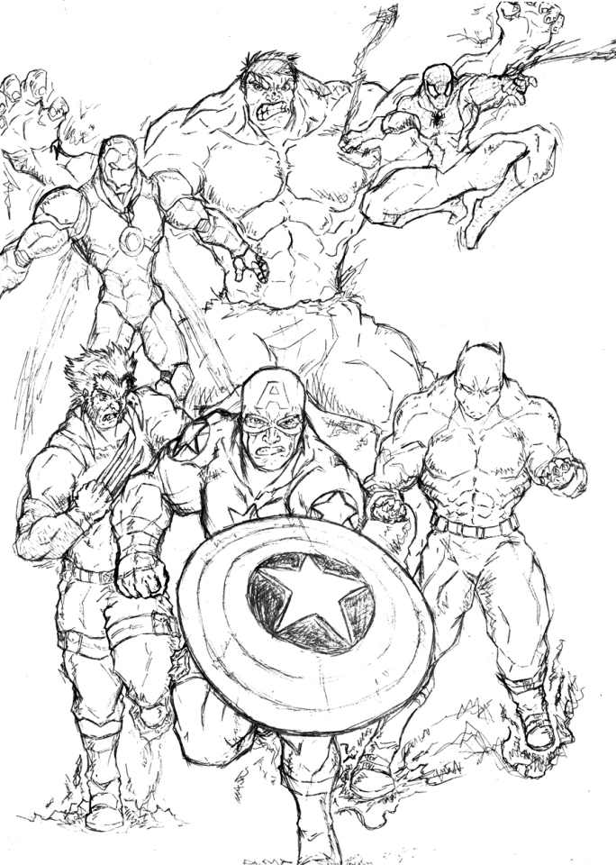 Avengers Coloring Pages - Best Coloring Pages For Kids