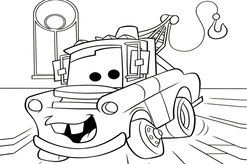 The Cars Coloring Pages 1