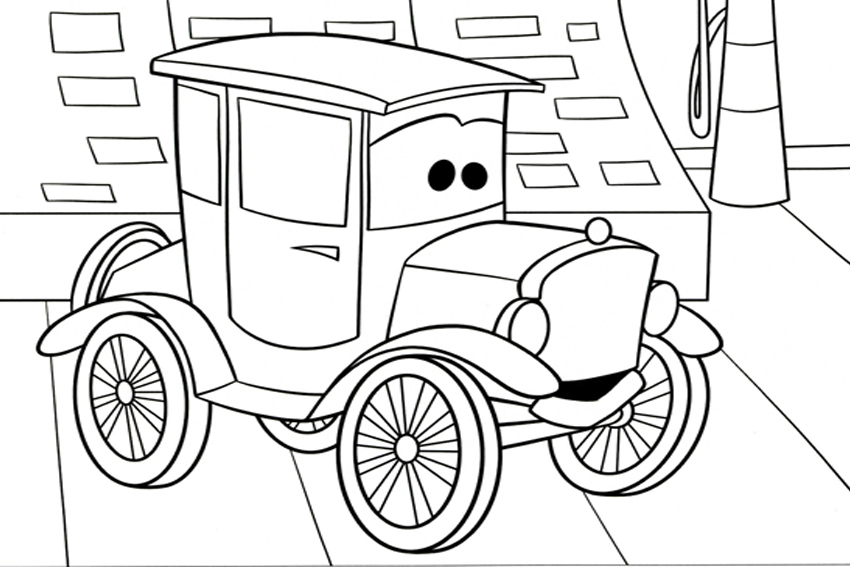 Cars Coloring Pages - Lizzie