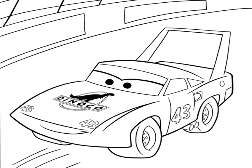 Cars Coloring Pages Strip Weathers