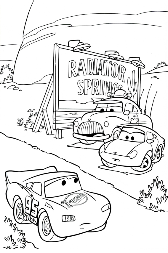 Cars Coloring Pages The Movie