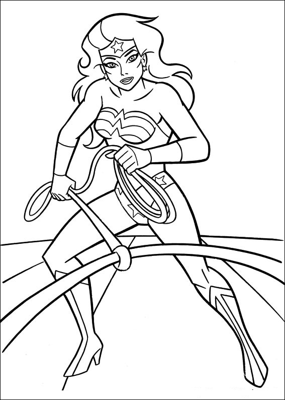 Download Wonder Woman Coloring Pages