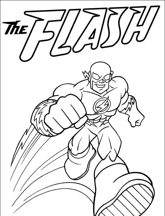 Flash Coloring Pages