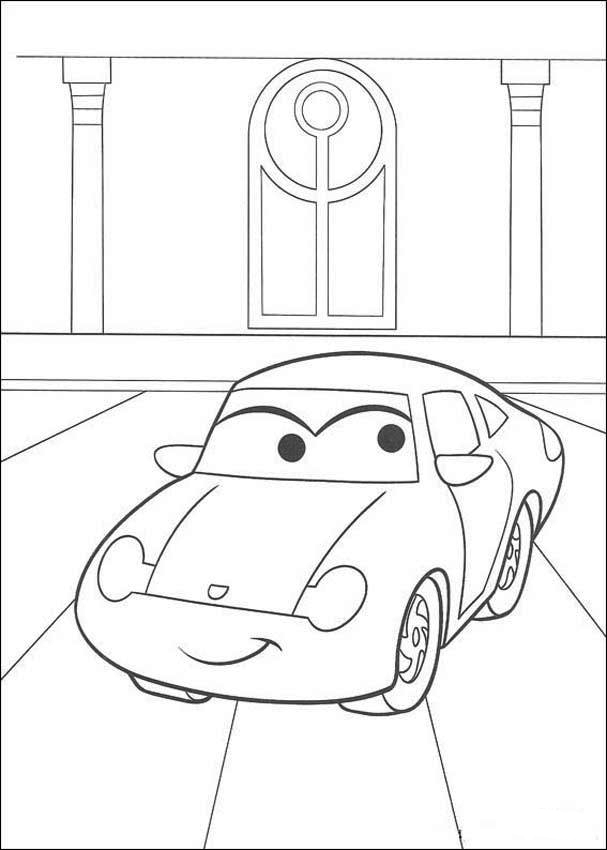 Free Cars Coloring Page