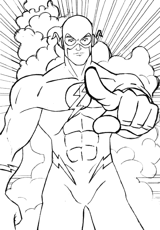 Flash Coloring Pages Best Coloring Pages For Kids