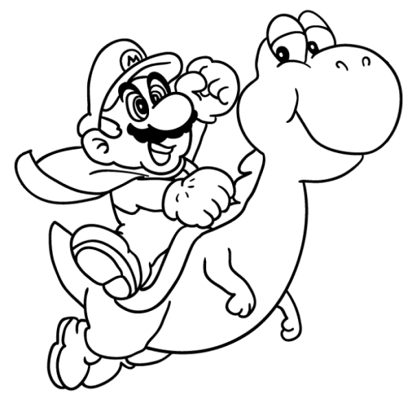 Free Mario Kart Coloring Pages