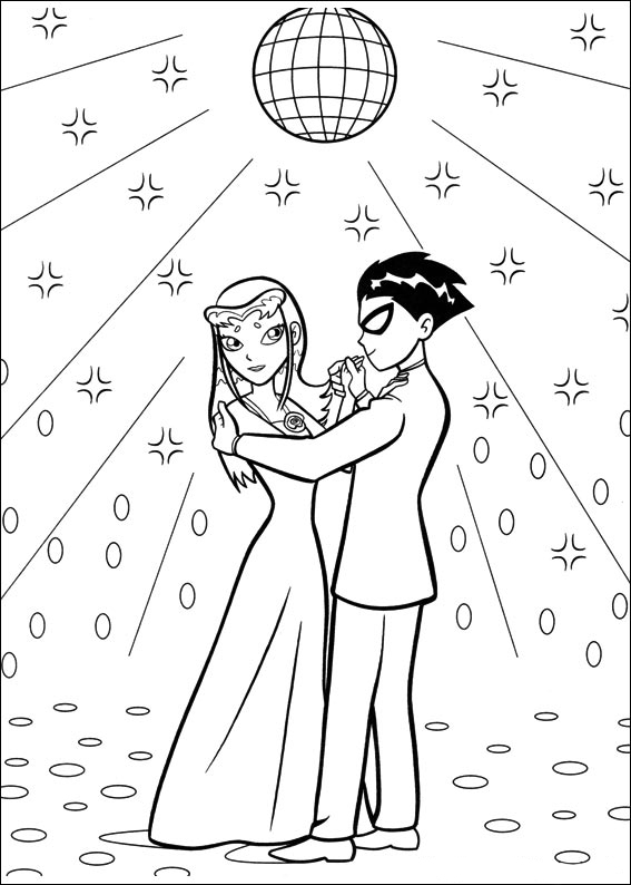 Free Printable Teen Titans Coloring Pages