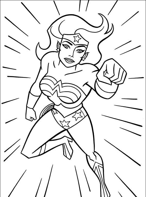 Adult Wonder Woman Coloring Book Pages Coloring Pages