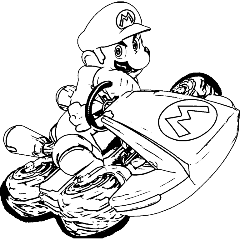 Mario Kart Coloring Pages - Best Coloring Pages For Kids