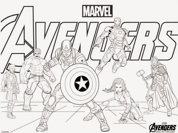 The Avengers Coloring Pages 5