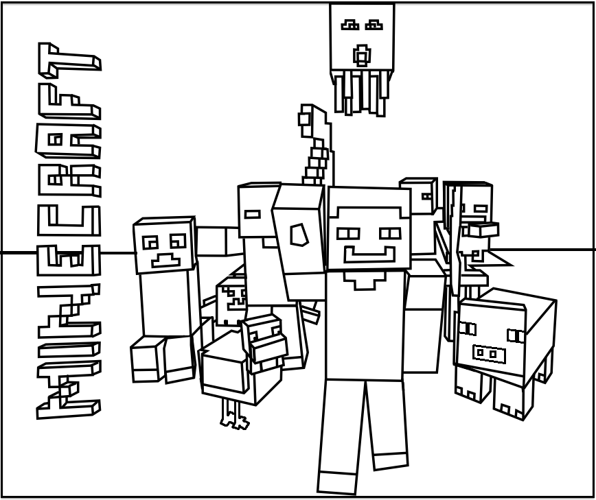 Download Minecraft Coloring Pages - Best Coloring Pages For Kids