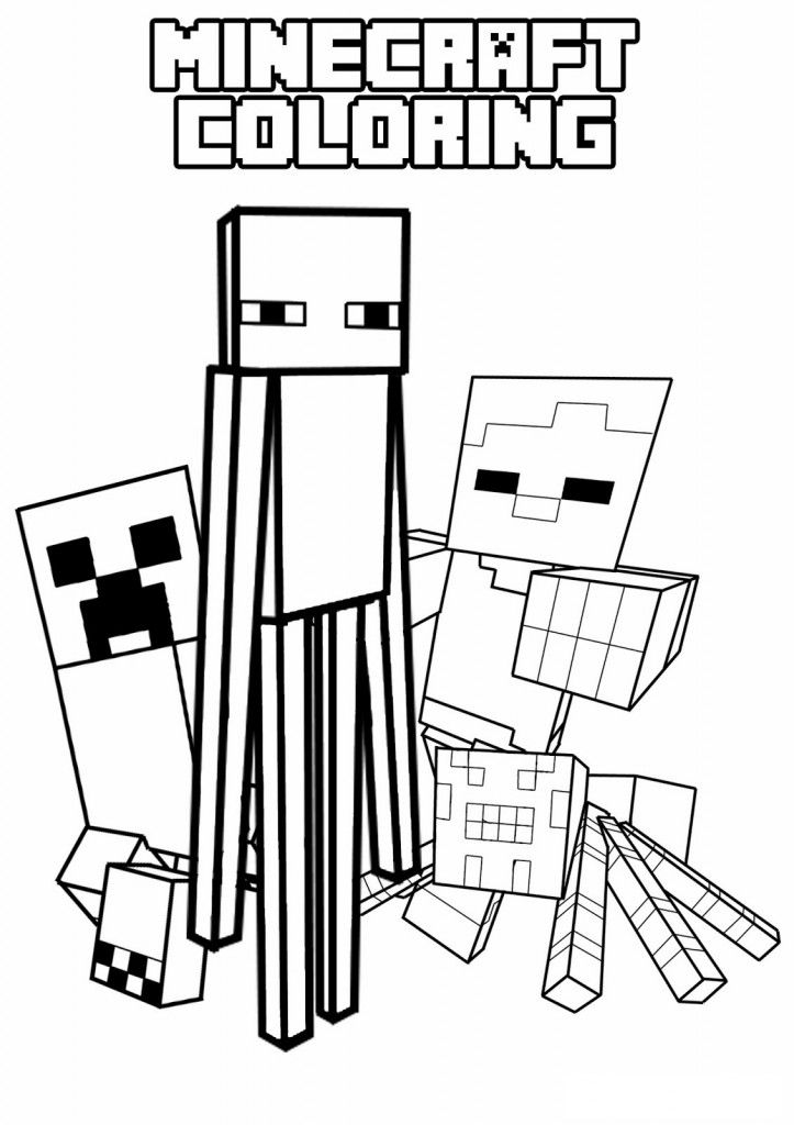 Wither storm Minecraft Coloring Page for Kids - Free Minecraft Printable  Coloring Pages Online for Kids 