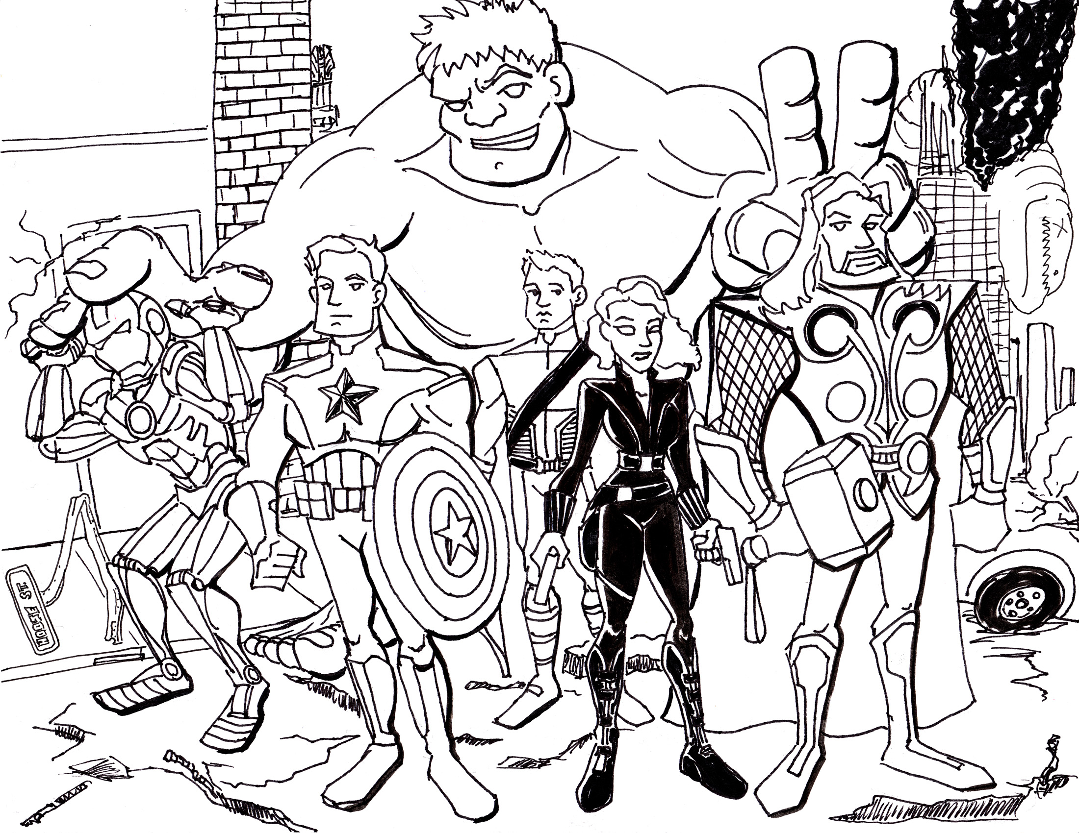 Avengers Coloring Pages Best Coloring Pages For Kids