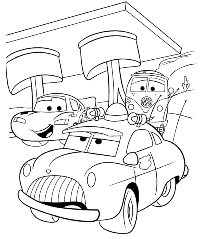 Print Cars Coloring Pages