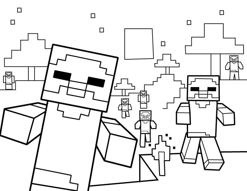 Minecraft Coloring Pages - Best Coloring Pages For Kids