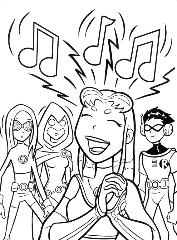 Teen Titans Coloring Pages Best Coloring Pages For Kids